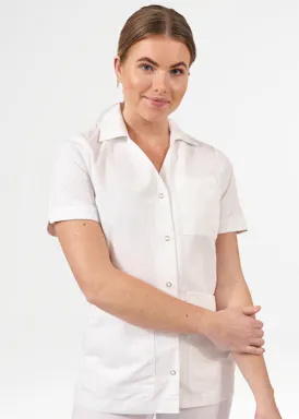 SHAE Care Damen Kasack Luna weiß 50016A