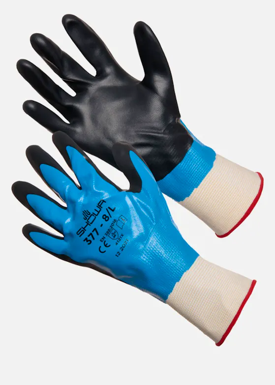Showa 377 Nitril-Arbeitshandschuh