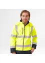Sioen laminierte Warnschutz-Softshelljacke mit abnehmbarer Kapuze Fuller 9933A2TU1 Vorschaubild