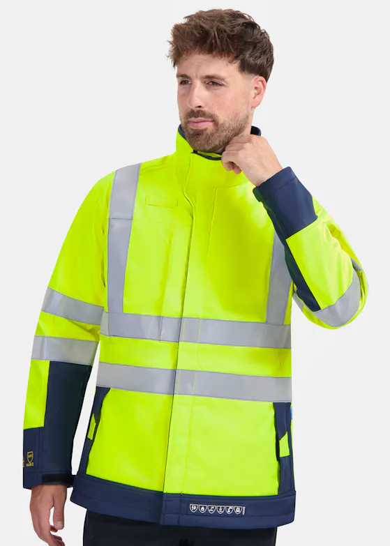Sioen Warnschutz-Softshelljacke mit ARC-Schutz Playford 9633N2TV4
