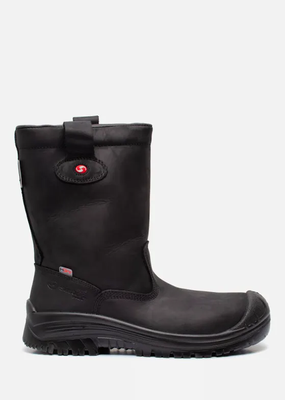 Sixton Peak Montana Wol Voering Waterafstotende Werklaars Zwart S3