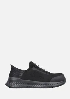 Skechers Tilido S1P - Fletchit Slip-Ins Heren Zwart