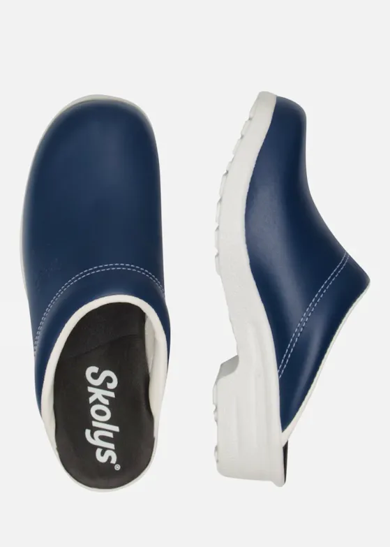 Skolys F-720.07 Clogs, Navy Blue