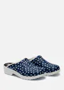 Skolys F-720.10 Clogs blau/weiß mit Punkten Vorschaubild
