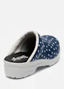 Skolys F-720.10 Clogs blau/weiß mit Punkten Vorschaubild