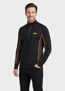 Snickers Workwear 9482 Merino Basislaag Stay Warm Top met Halve Rits miniatuur