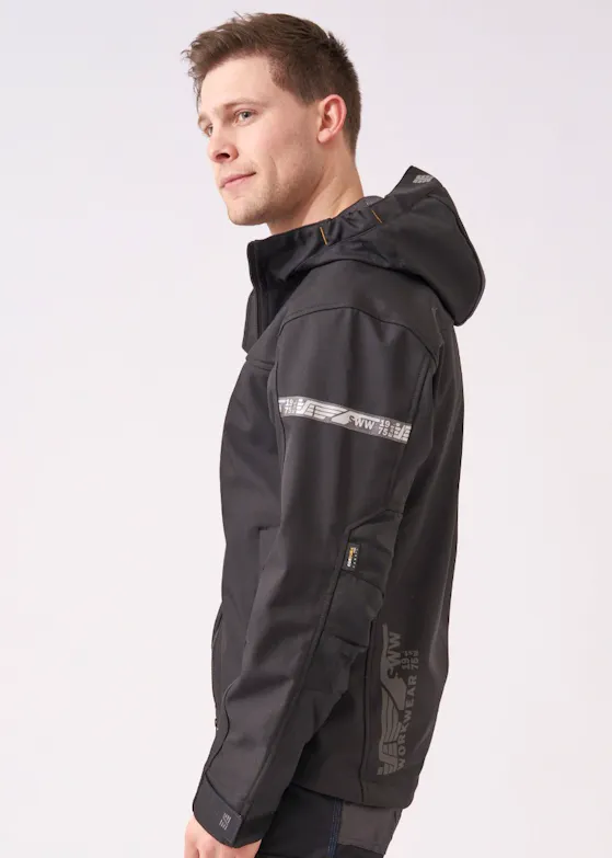 Snickers Workwear AllroundWork, Softshelljacke mit Kapuze 1229