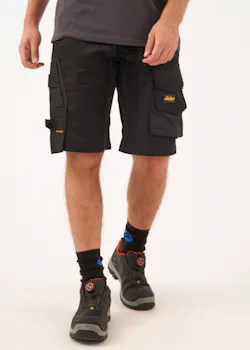 Snickers Workwear Stretch Loose Fit Korte Werkbroek 6153 miniatuur