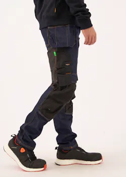 Snickers Workwear FlexiWork Denim Werkbroek met Holsterzakken 6955 miniatuur