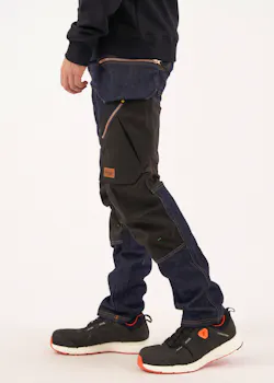 Snickers Workwear FlexiWork Denim Werkbroek met Holsterzakken 6955 miniatuur