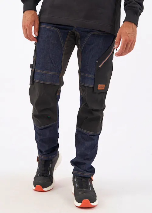 Snickers Workwear , FlexiWork Denim Werkbroek+ 6956