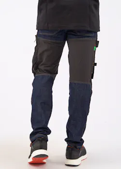 Snickers Workwear , FlexiWork Denim Werkbroek+ 6956 miniatuur