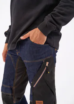 Snickers Workwear , FlexiWork Denim Werkbroek+ 6956 miniatuur