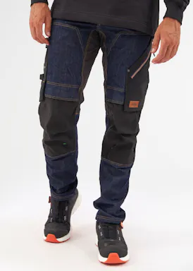 Snickers Workwear , FlexiWork Denim Werkbroek+ 6956
