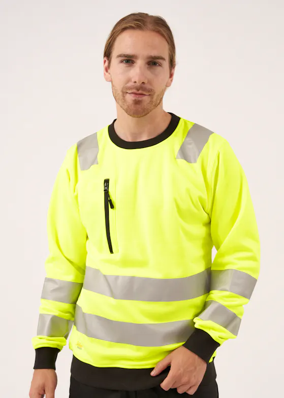 Snickers Workwear AllroundWork, High-Vis Sweatshirt KL2/KL3 - 8037