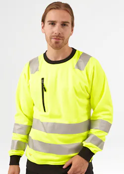 Snickers Workwear AllroundWork 8037 Sweatshirt Klasse 2/3 High-Visibility
