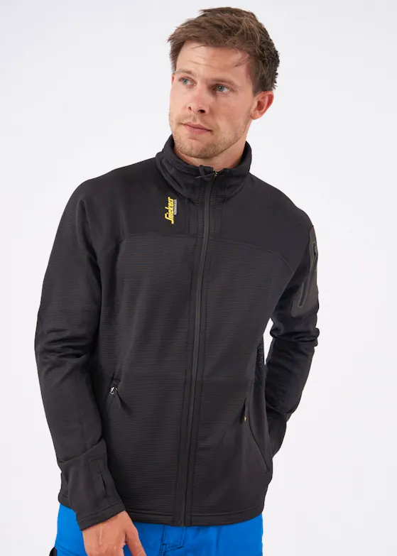 Snickers Workwear 9438 Body Mapping Micro Fleece Jas