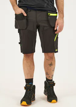 Snickers FlexiWork, Softshell Stretch Korte Werkbroek met Holsterzakken 6140 miniatuur