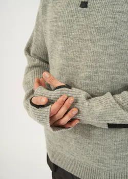 Snickers Workwear 2905 Sweat-shirt en laine demi-zip ½ thumbnail (vignette)