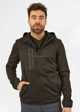 Snickers Workwear 8058 Fleece Hoodie met Rits Regular Fit AllroundWork