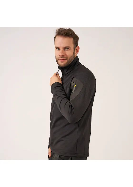 Snickers Workwear 9435 Body-Mapping Fleece Pullover: Regular Fit