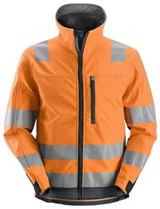 High visibility oranje/Staal grijs