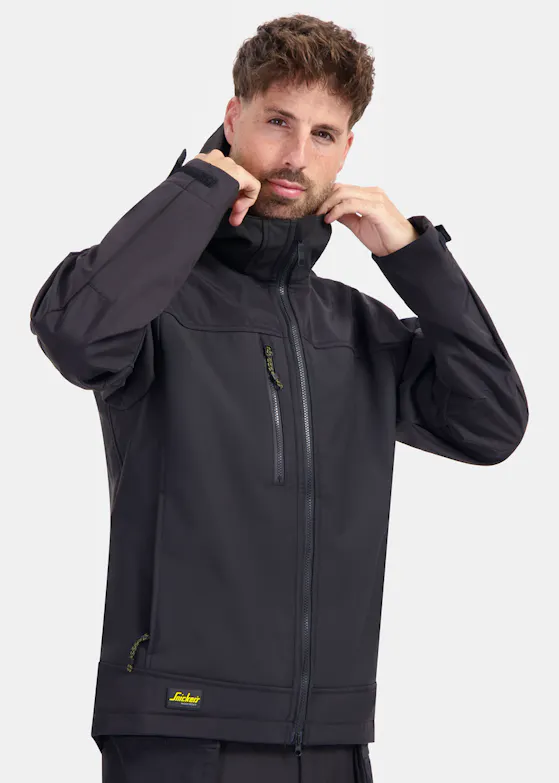 Snickers Workwear Softshell-Stretch-Jacke mit Kapuze 1226