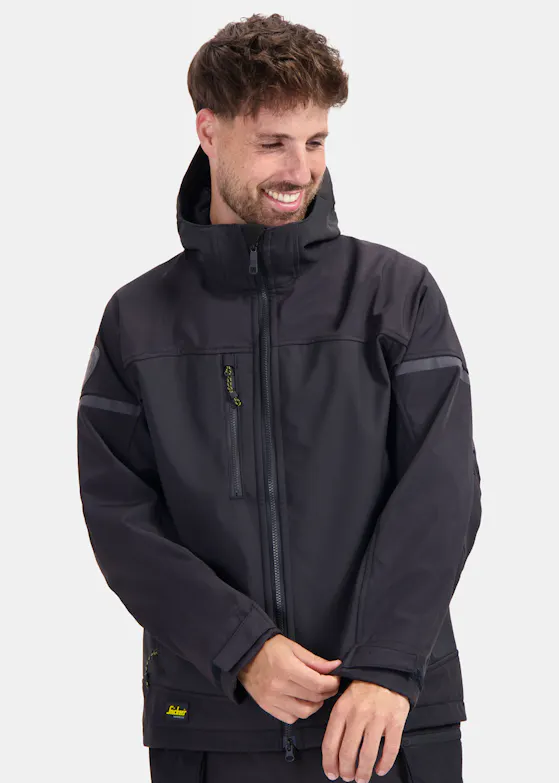 Snickers Workwear Softshell-Stretch-Jacke mit Kapuze 1226