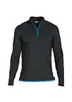 Zwart/blauw