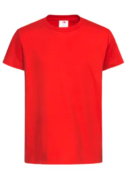 Stedman 2220 T-shirt Crewneck Classic-T Organic Regular Fit Kinderen miniatuur