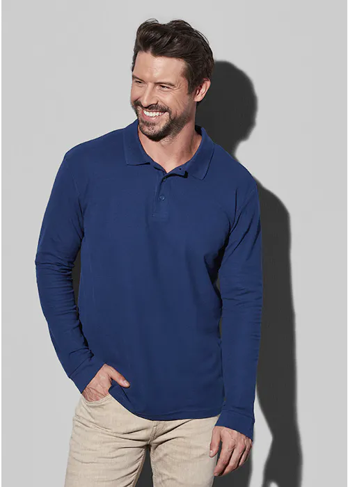 Stedman 3400 Polo Classic Piqué manches longues coupe standard