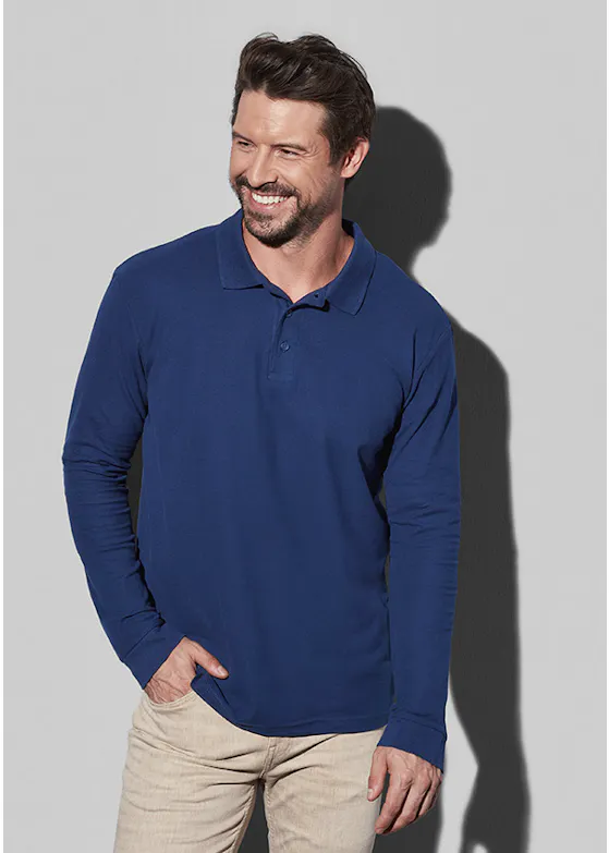 Stedman 3400 Poloshirt Classic Piqué LS Regular Fit