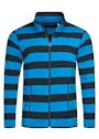 Stedman Polar Fleece Cardigan Striped for him miniatuur