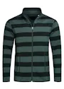 Stedman Polar Fleece Cardigan Striped for him miniatuur