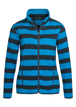 Stedman Polar Fleece Cardigan Striped for her