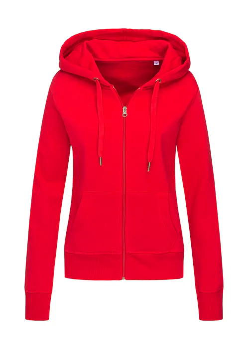 Stedman 5710 Sweat-shirt à capuche zippé coupe standard pour femmes
