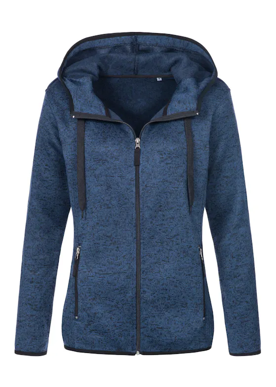 Stedman gestricktes Obermaterial Fleece-Strickjacke for her
