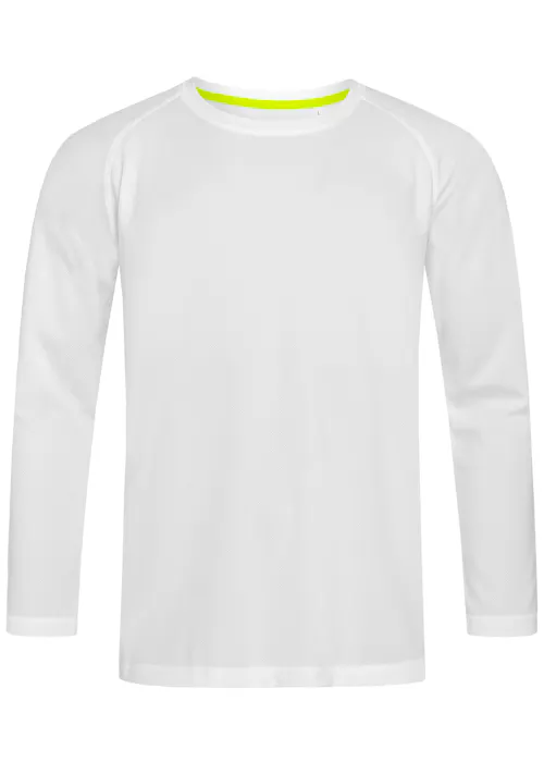 Stedman 8420 T-Shirt Raglan Mesh Active-Dry LS Regular Fit