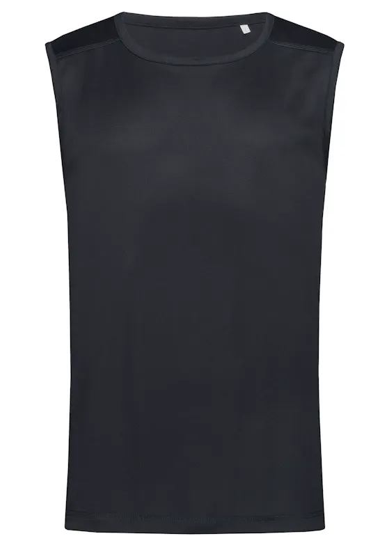 Stedman 8440 Sleeveless T-Shirt, Mesh Active-Dry Regular Fit
