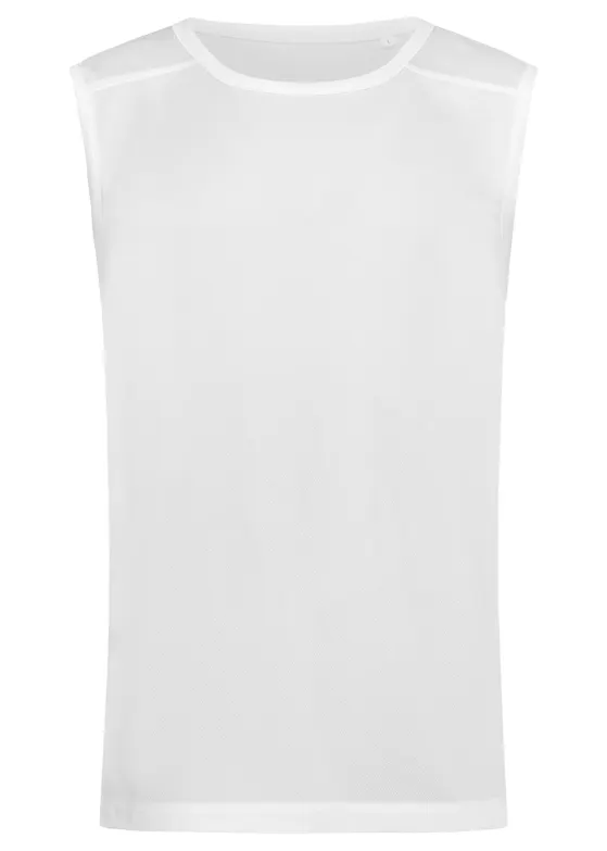 Stedman 8440 Sleeveless T-Shirt, Mesh Active-Dry Regular Fit