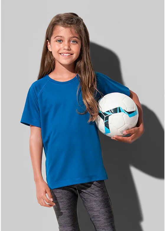 Stedman 8570 T-shirt Raglan Mesh Active-Dry SS Regular Fit Kinderen