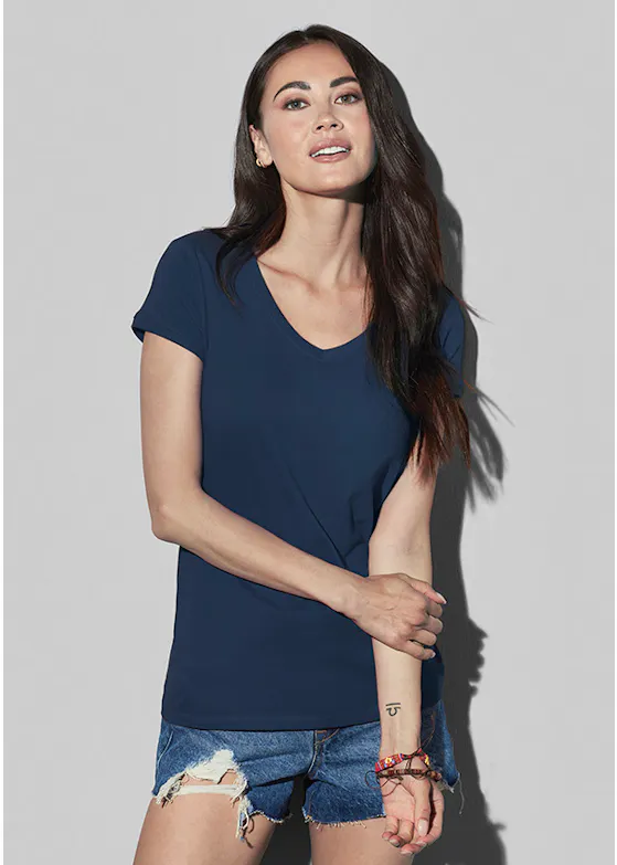 Stedman Megan 9130 T-shirt V-Neck SS Slim Fit Dames