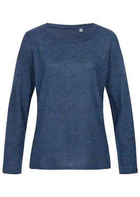 Stedman 9180 Sweatshirt gestricktes Obermaterial Melange Regular Damen-Fit