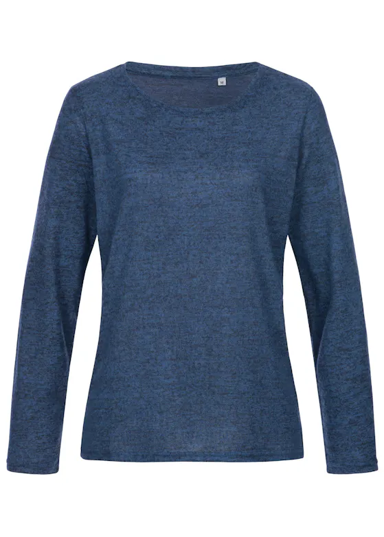 Stedman 9180 Sweatshirt gestricktes Obermaterial Melange Regular Damen-Fit