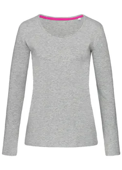 Stedman Claire 9720 T-shirt V-Neck LS Slim Fit Dames miniatuur