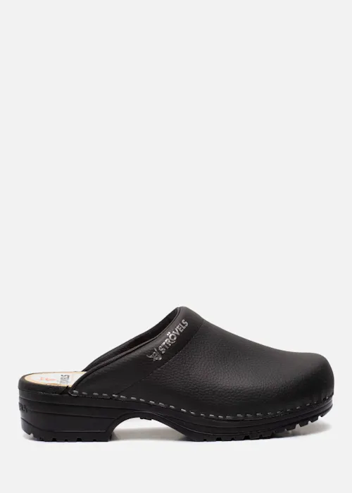 Strövels 303 Zwart OB Clog