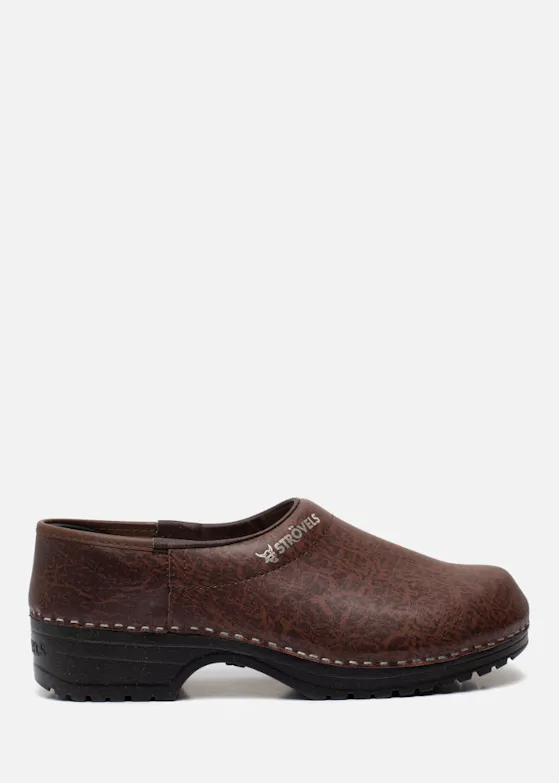 Strövels 304 Braun OB Clog