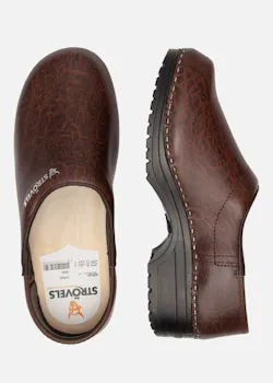 Strövels 304 Braun OB Clog thumbnail