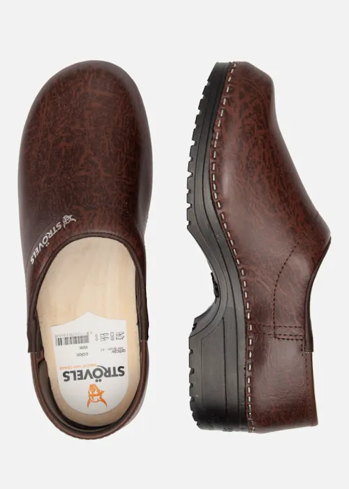 Strövels 304 Braun OB Clog