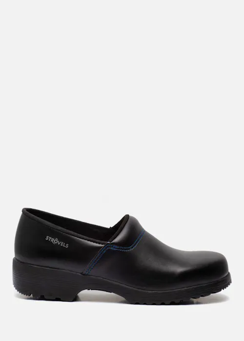 Strövels Flex 933 Schwarz OB Clog